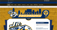 Desktop Screenshot of nashvillejrpredators.com